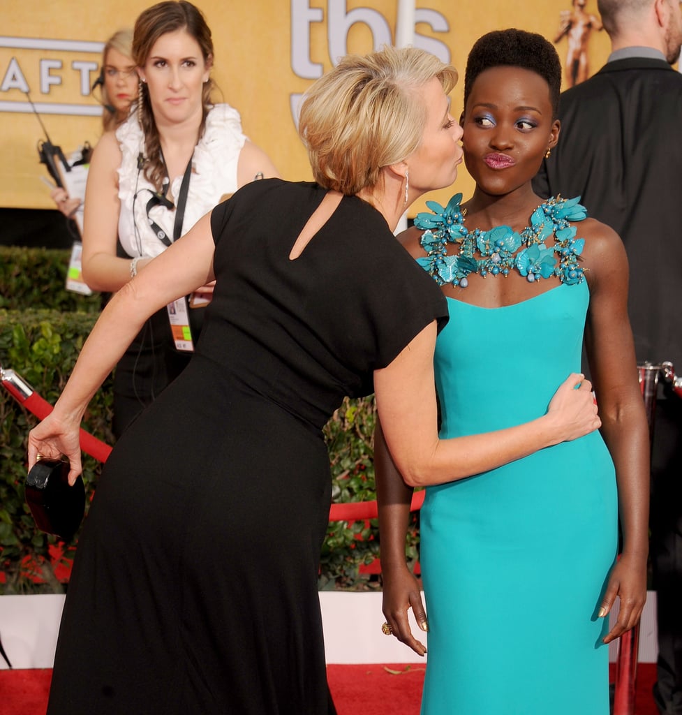 She Made Emma Thompson Lean in at the SAG Awards She Made Emma Thompson Lean in at the SAG Awards