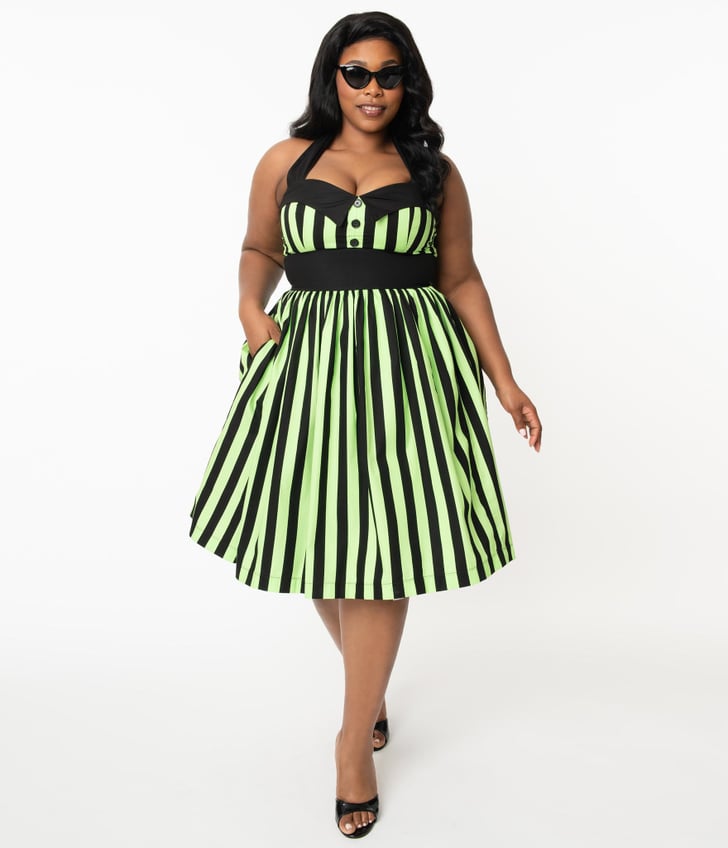 Neon green cheap plus size dress