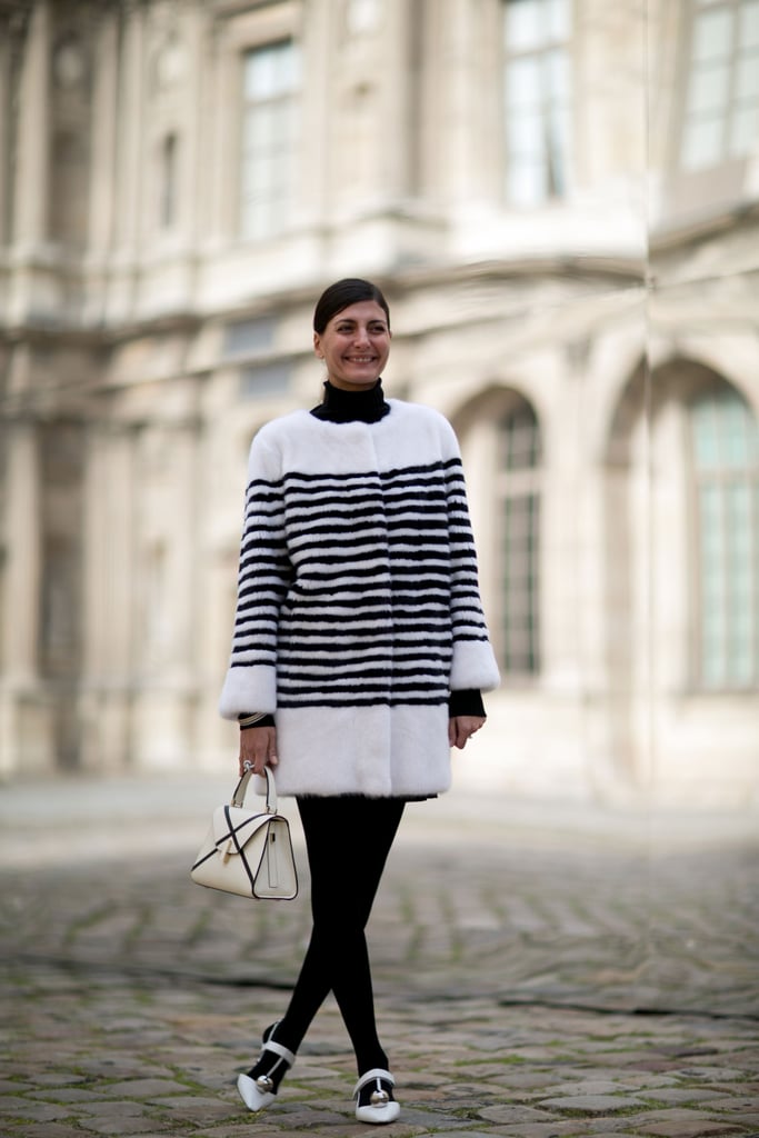 Let your coat be the whole outfit. Styling Hacks From Fashion Week