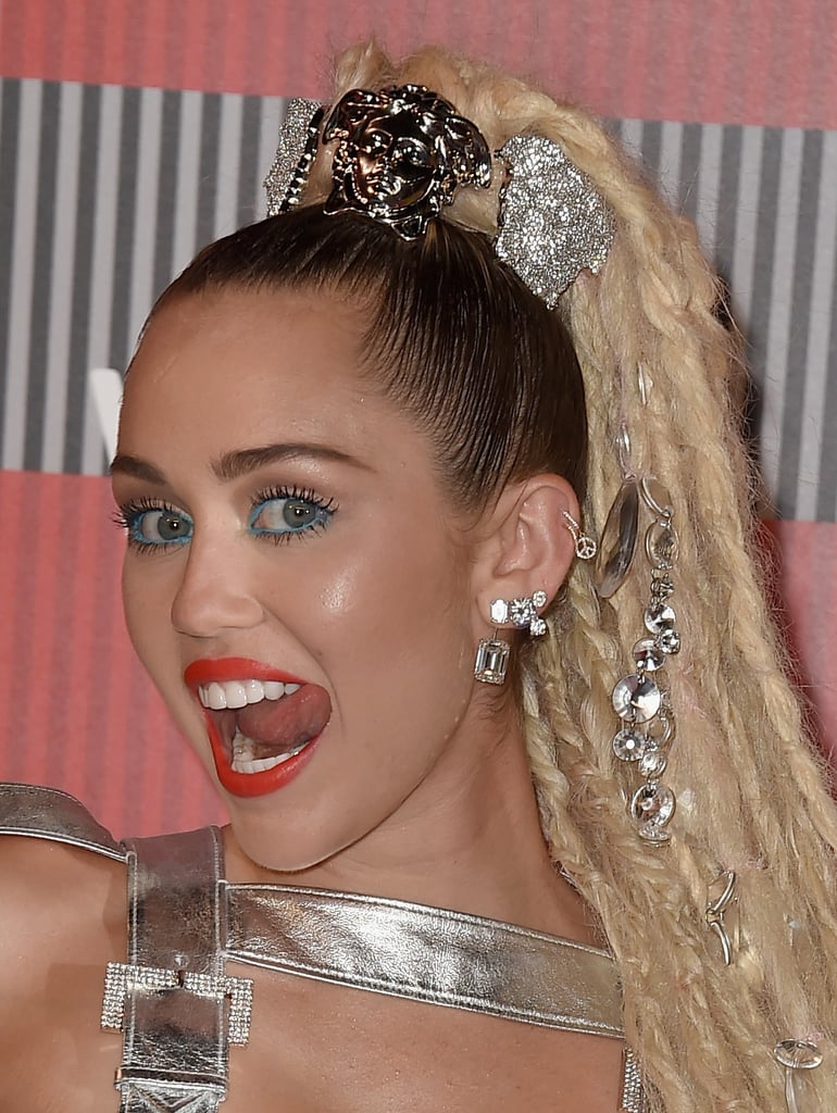 Miley Cyrus Arriving At The Mtv Video Music Awards At The Forum My