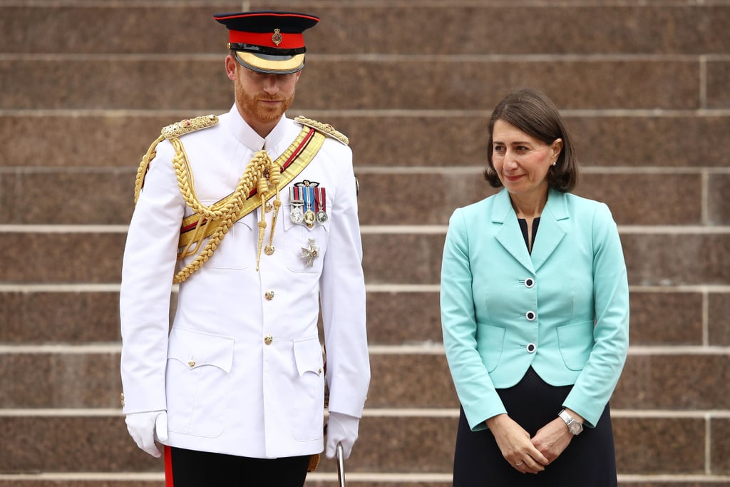 Prince Harry and Meghan Markle at ANZAC Memorial in Sydney