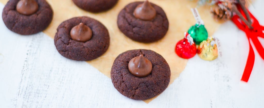 Chocolate Peanut Butter Blossom Cookies