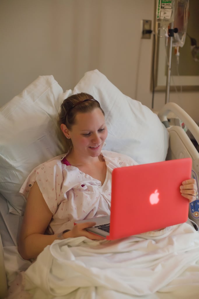 Photos of Military Birth Witnessed Over Skype