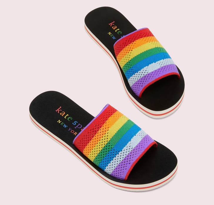 New Kate Spade Rainbow Slide Sandals 2020