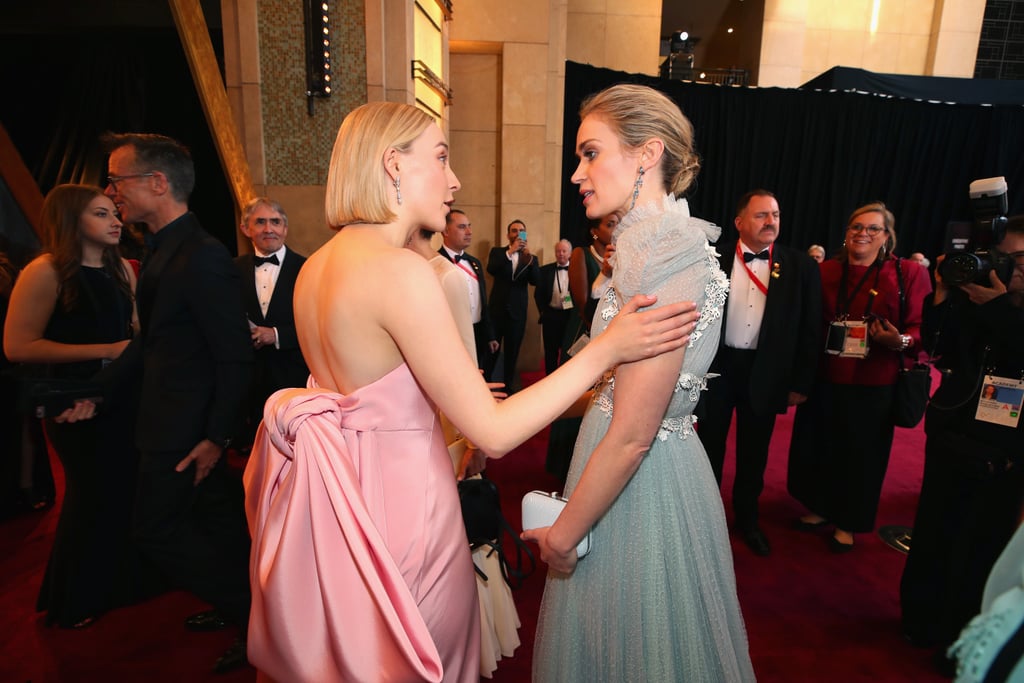 Pictured: Saoirse Ronan and Emily Blunt
