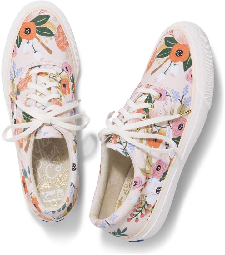Keds X Rifle Paper Co. Anchor Sneakers in Lively Floral