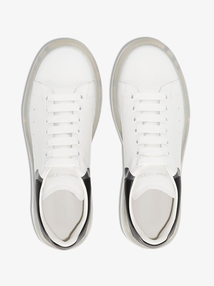 Alexander McQueen White 3D Oversized Sneakers | OMG! These Futuristic Alexander  McQueen Sneakers Come With the Coolest Clear Sole | POPSUGAR Fashion Photo 4