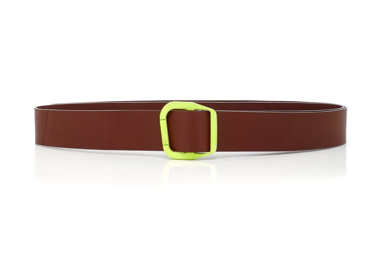 Tibi Carabiner Leather Belt