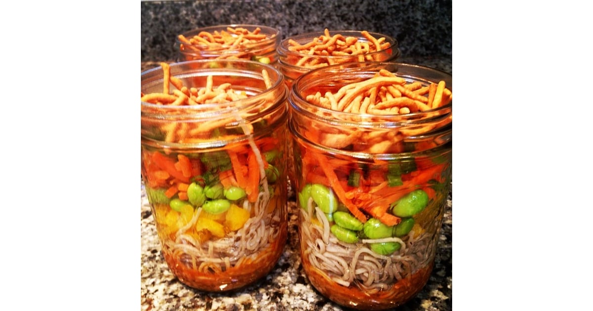 Asian Noodle Salad Salad in a Jar Recipes POPSUGAR Fitness Photo 19