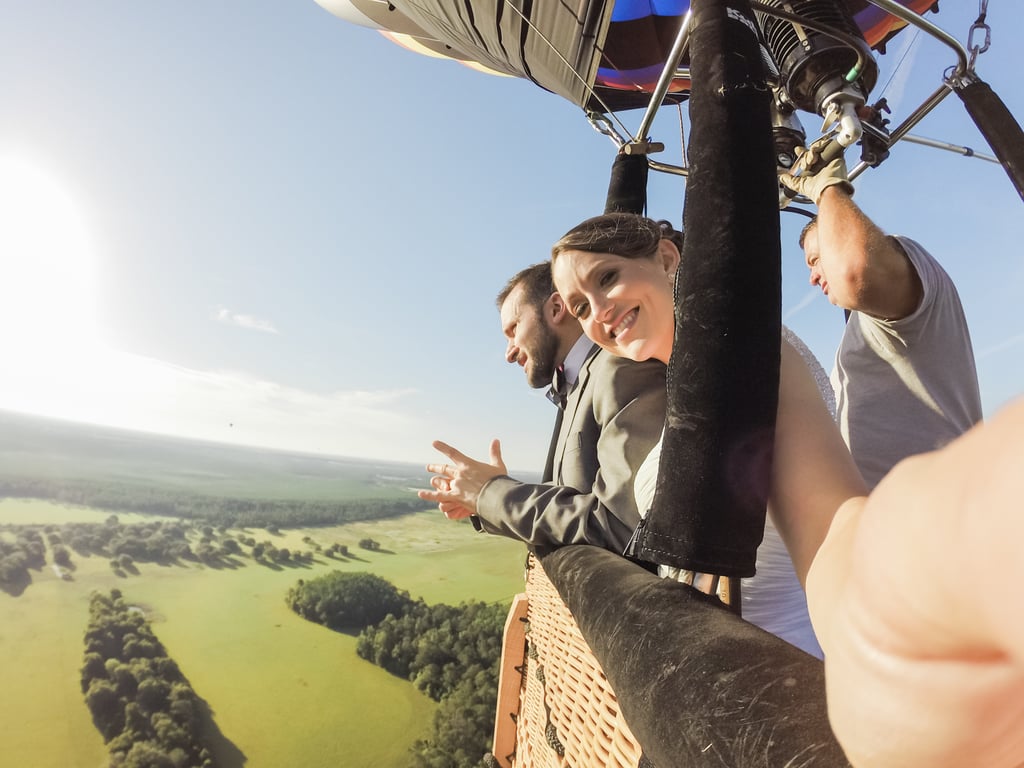 Hot Air Balloon Elopement Popsugar Love And Sex Photo 48 8148