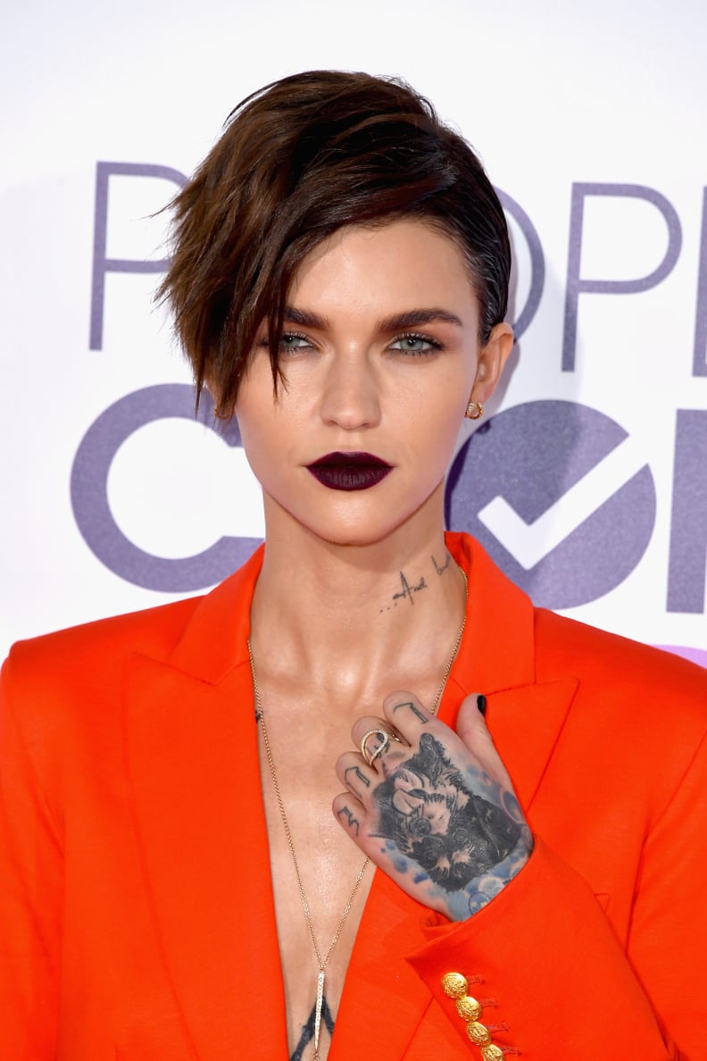 Ruby Rose at the 2017 People's Choice Awards
