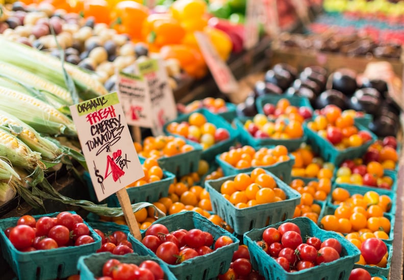 Check out the local farmers market.