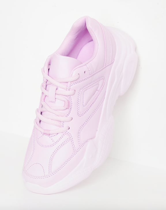 Pretty Little Thing Lilac Arch Sole Chunky Sneakers