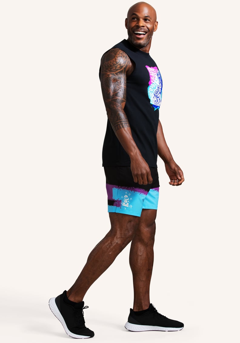 Peloton x Hust Wilson Printed Shorts and Muscle Tank