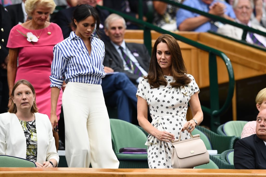 Slikovni rezultat za meghan markle on wimbledon 2018 outfit