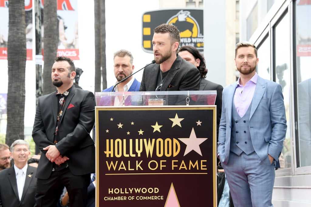 NSYNC Reunion at Hollywood Walk of Fame Ceremony April 2018