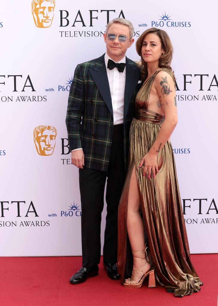 Martin Freeman and Rachel Mariam at the 2023 BAFTA TV Awards