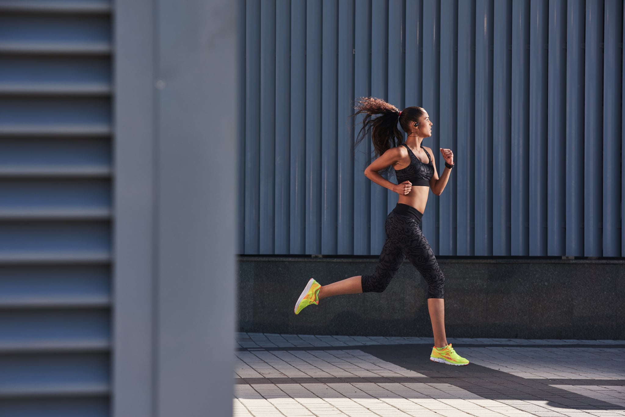woman running