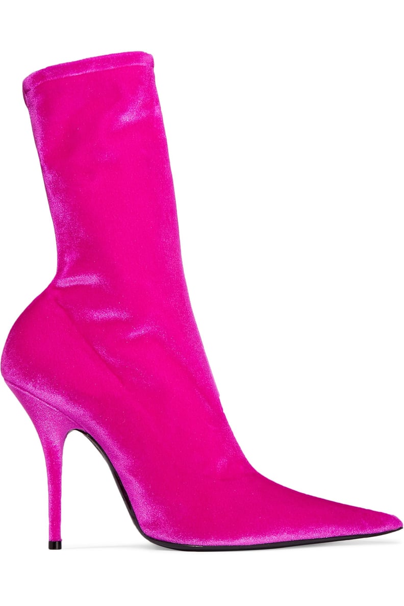 Balenciaga Velvet Sock Boots