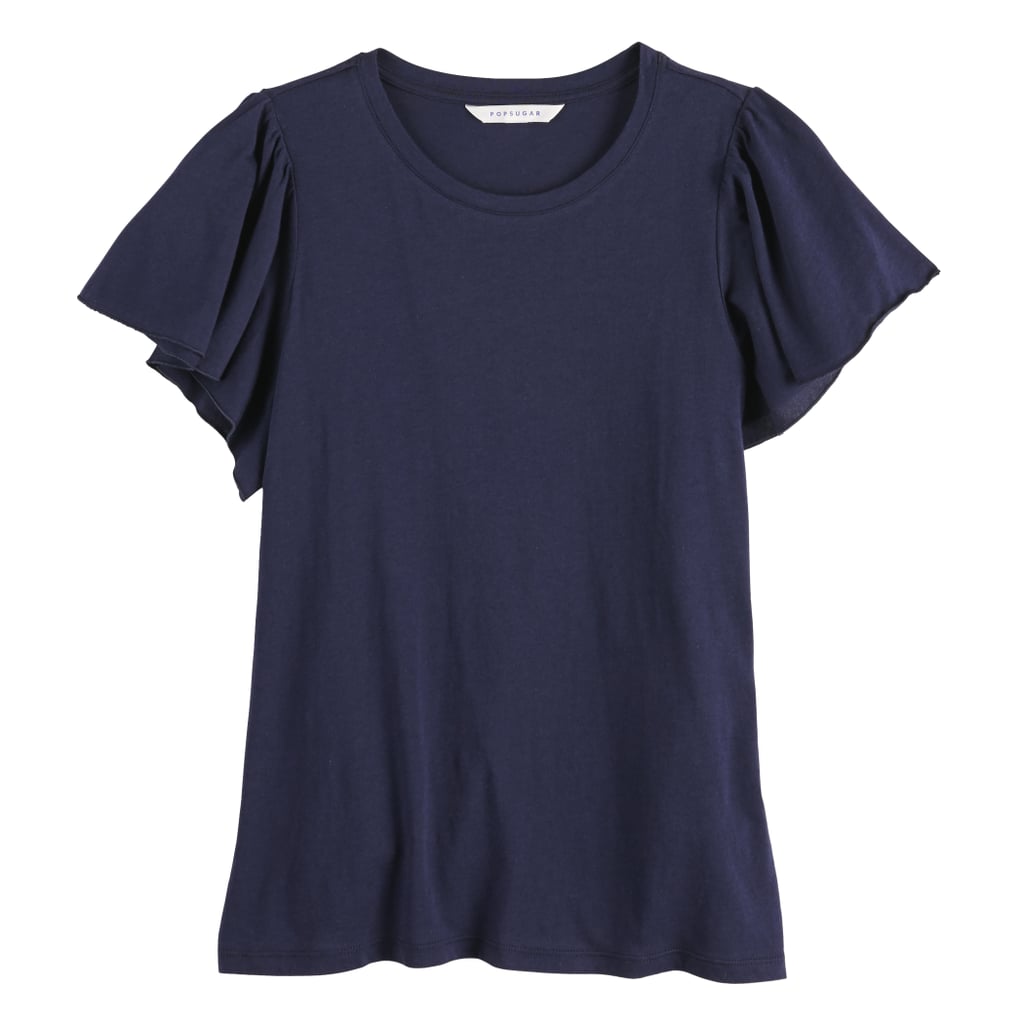 POPSUGAR Ruffle-Sleeve Tee