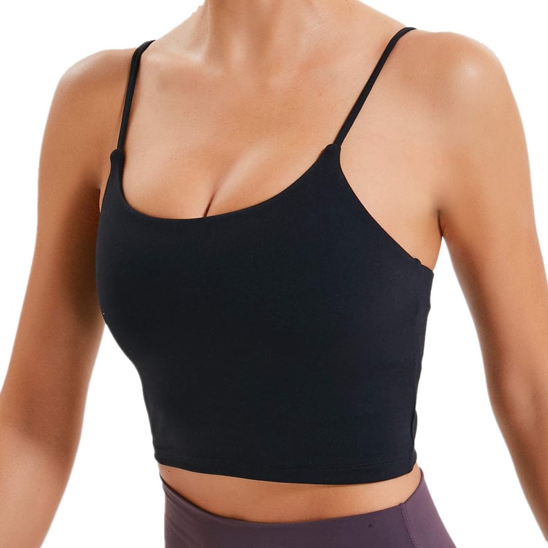 Lemedy Women Padded Longline Sports Bra