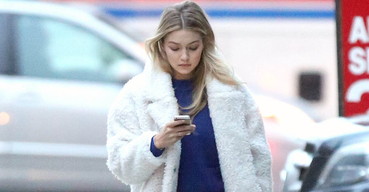 Gigi hadid new arrivals teddy coat