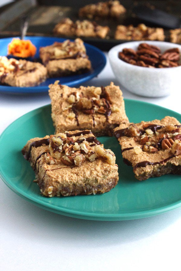 Raw Pumpkin Spice Bars