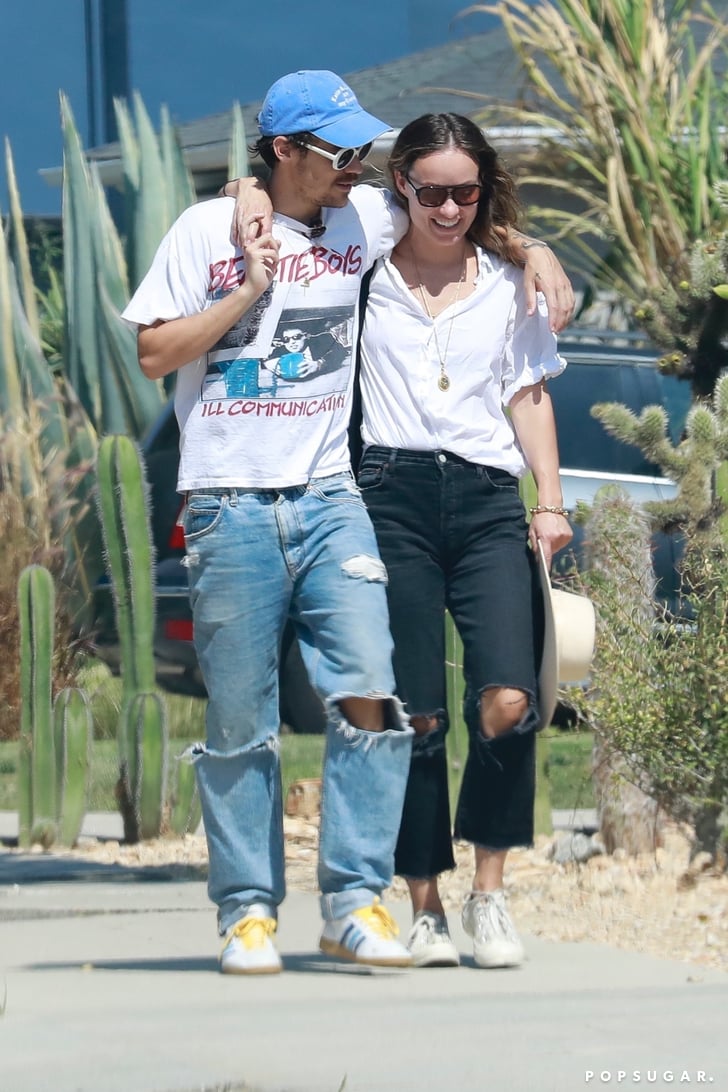 Harry Styles and Olivia Wilde Show PDA During LA Lunch Date