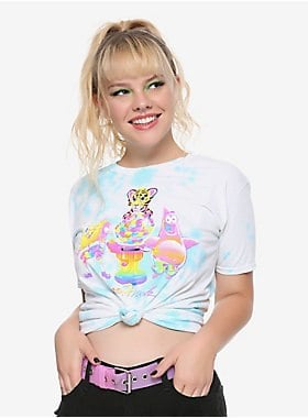 Lisa Frank x SpongeBob Girls Gumball Knotted Tee