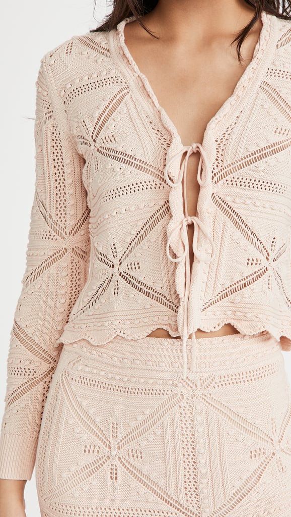 Rebecca Taylor Ribbon Tie Cardigan