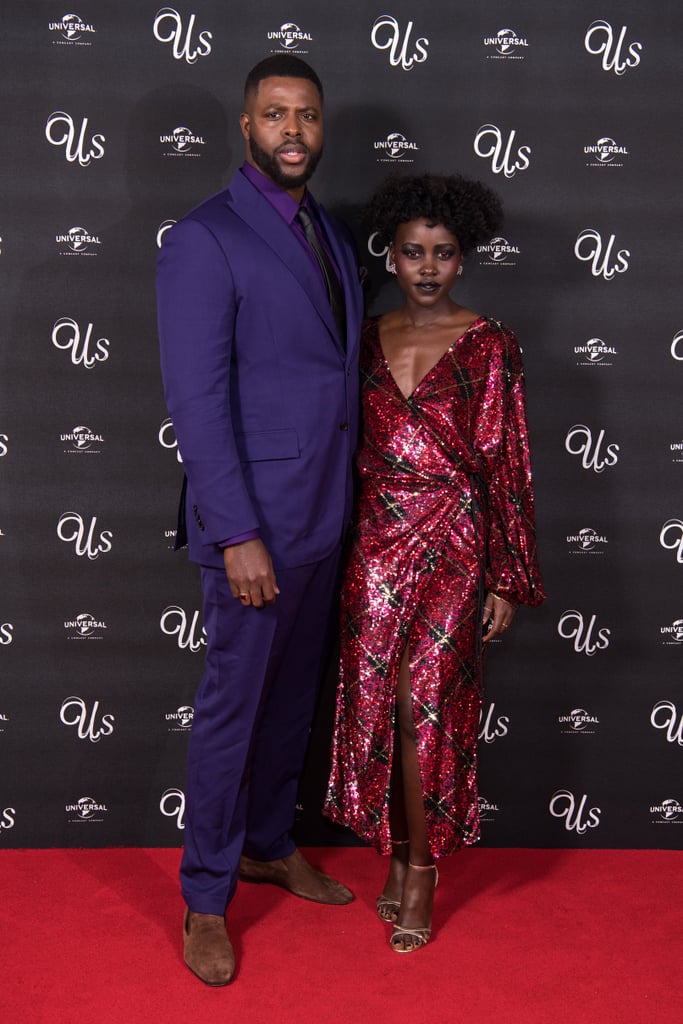 Lupita Nyong'o, Winston Duke at Us Screening in London 2019