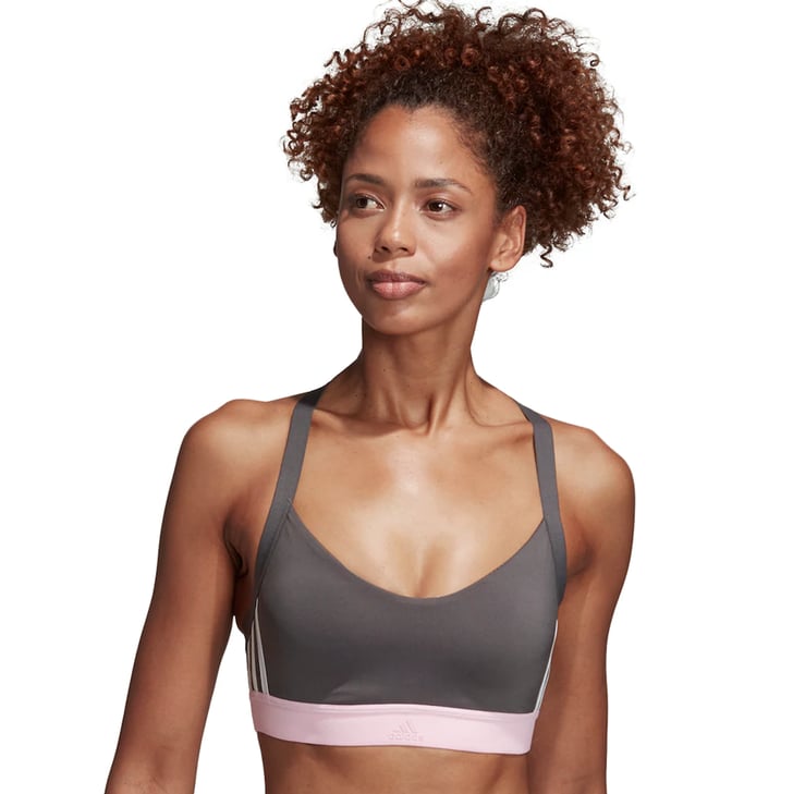 Adidas All Me 3 Stripe LowImpact Sports Bra Smoothing Sports Bras