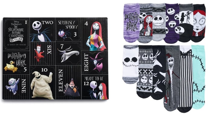 The Nightmare Before Christmas Sock Advent Calendar 2018 | POPSUGAR  Entertainment