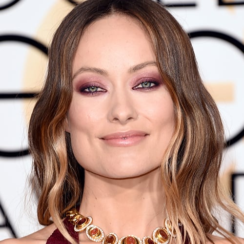 Olivia Wilde's Eye Makeup at Golden Globes 2016