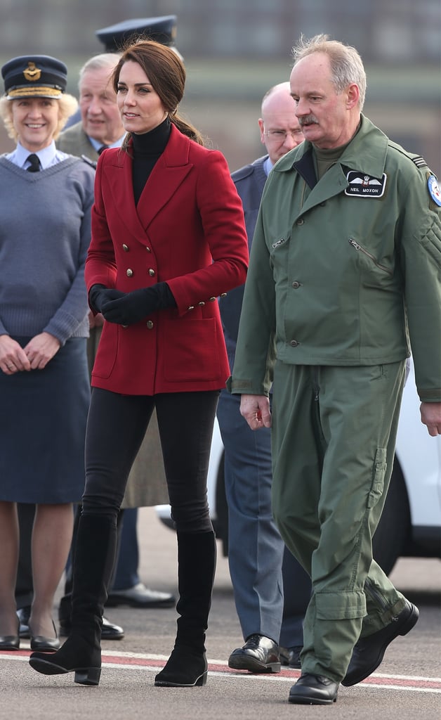 Kate Middleton Visiting Cadets February 2017