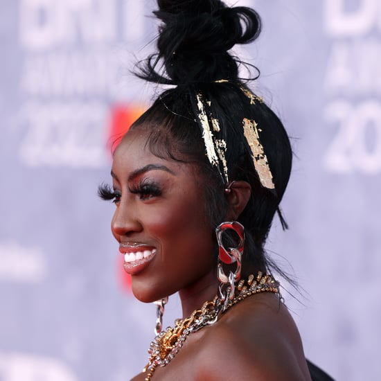 Bree Runway's Gold-Foil Hairstyle at the 2022 BRIT Awards