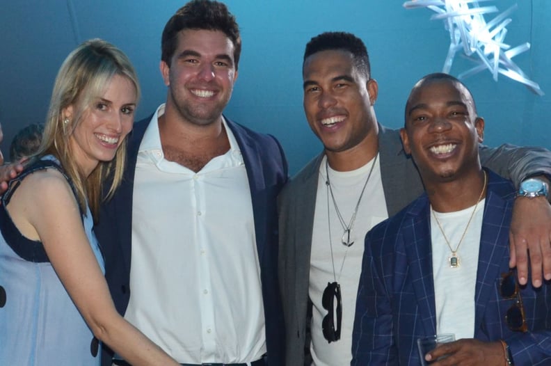 This file photo shows, Carola Jain, from left, Billy McFarland, chief executive officer and founder of Spling.com, Jason Bell, and musician Jeff Atkins aka Ja Rule at the 23rd Annual Watermill Center Summer Benefit & Auction at the Watermill center in Wat