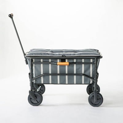 Woven Stripes Collapsible Utility Wagon