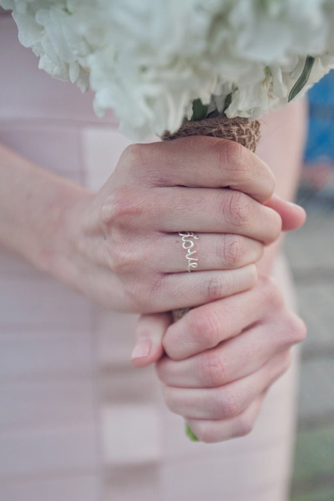 32. Ring While Holding Bouquet