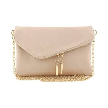 Women Evening Leather Clutch Bag Luxury Chain Shoulder Crossbody