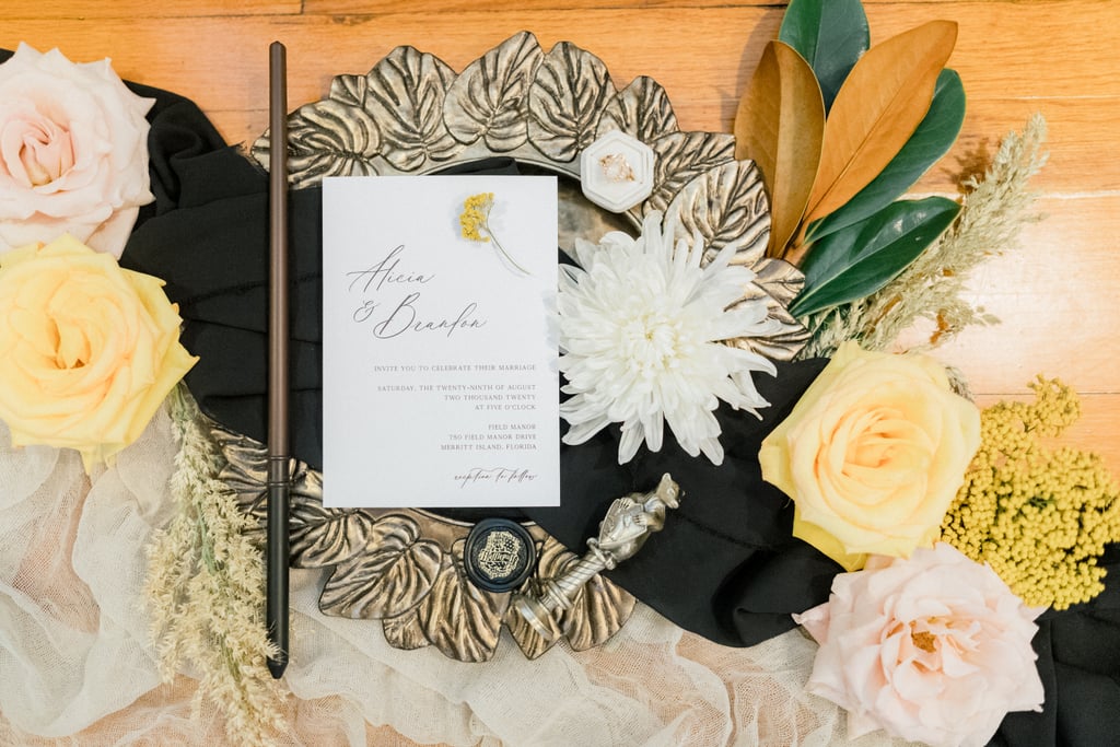 Harry Potter Hufflepuff-Themed Wedding