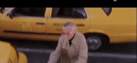 Image result for stan lee gif spider man 2 cameo 2004