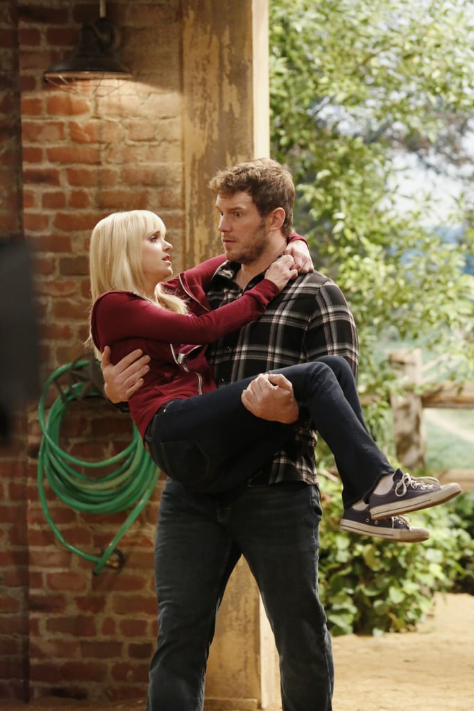 Chris Pratt and Anna Faris on Mom Pictures