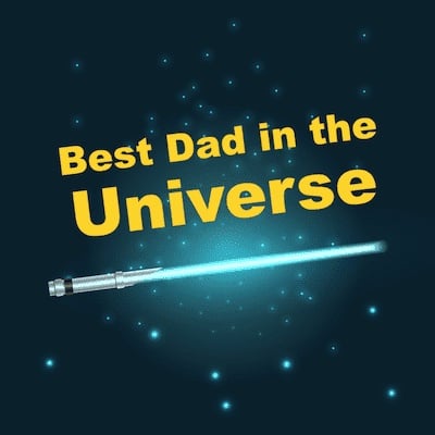 Star Wars-Themed Printable Father's Day Card