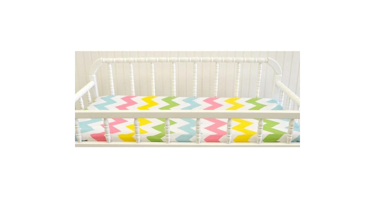 Chevron Changing Pad Cover (46) Rainbow Home Decor POPSUGAR Home