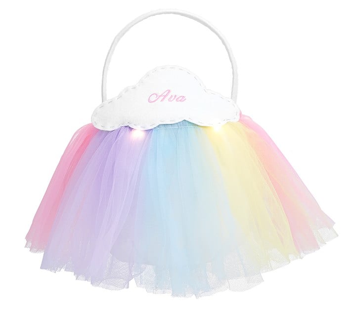 Light Up Rainbow Tulle Treat Bag