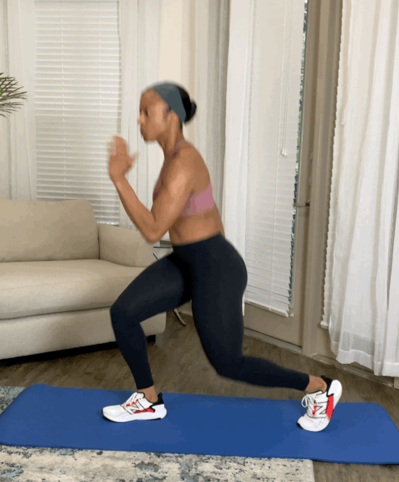 Circuit 1, Exercise 2: Alternating Jump Lunge