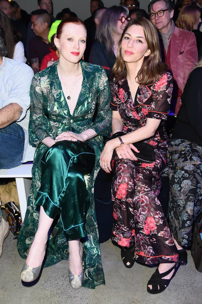 Karen Elson and Sofia Coppola at Anna Sui Fall 2019