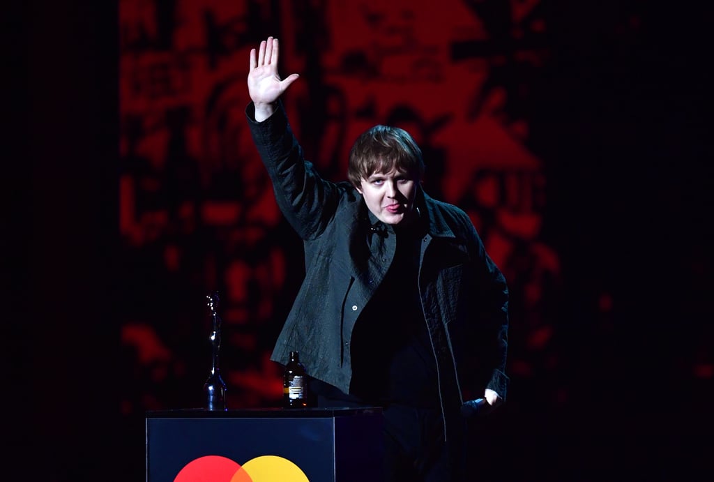 Lewis Capaldi on Stage at the 2020 BRIT Awards