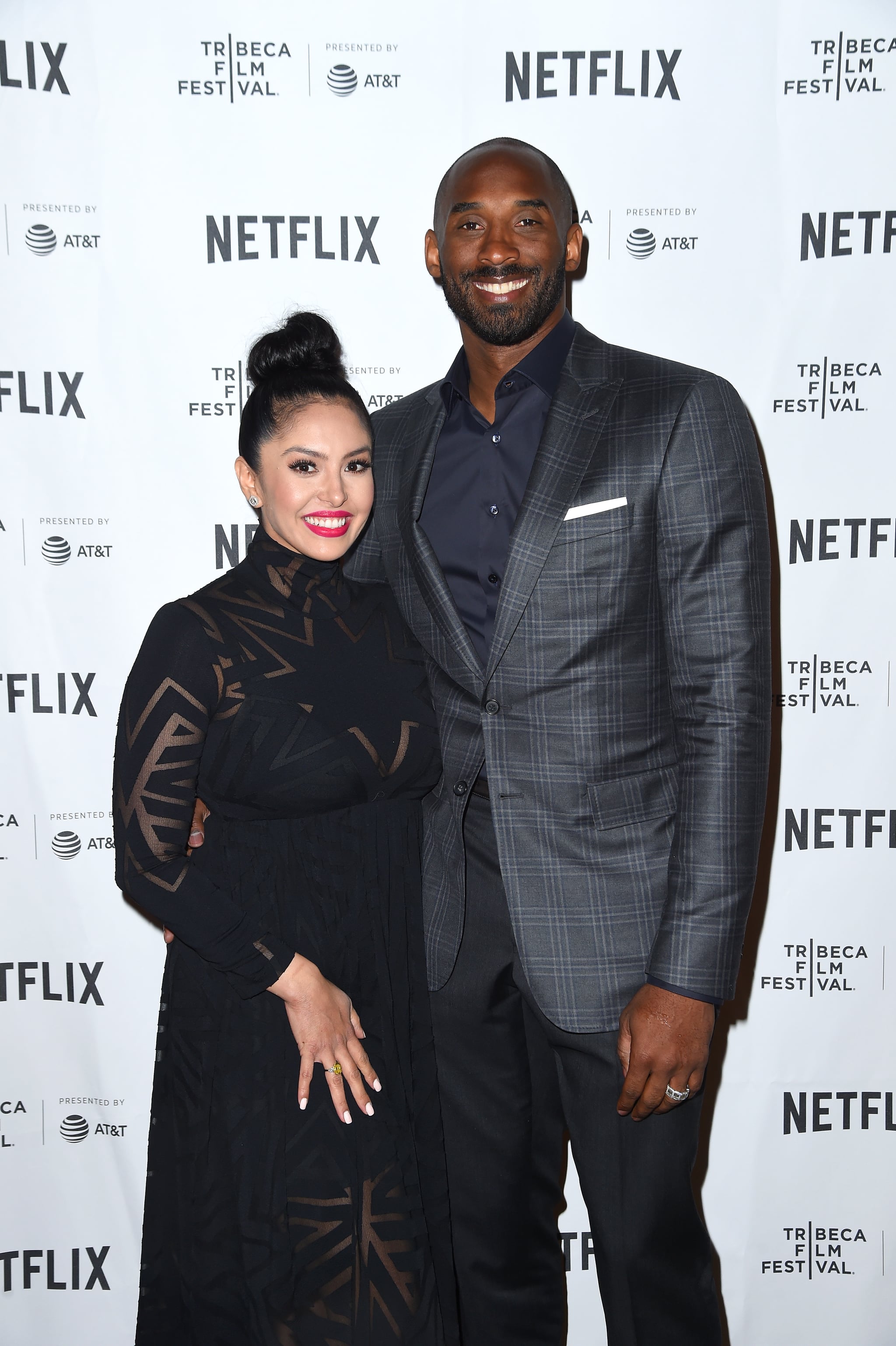 NEW YORK, NY - APRIL 22:  Kobe Bryant and Vanessa Laine Bryant attend Tribeca Shorts: Animated Shorts curated by Whoopi Goldberg during the 2017 Tribeca Film Festival at SVA Theatre on April 22, 2017 in New York City.  (Photo by Nicholas Hunt/Getty Images for Tribeca Film Festival)